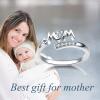 YFN 925 Sterling Silver Mom Rings Mothers Ring Women Jewelry for Mum