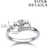 YFN 925 Sterling Silver Mom Rings Mothers Ring Women Jewelry for Mum