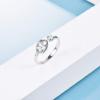 YFN 925 Sterling Silver Zodiac Sign Rings 12 Constellation Adjustable Ring Zodiac Jewelry Gift for Women(Cancer)