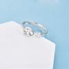 YFN 925 Sterling Silver Zodiac Sign Rings 12 Constellation Adjustable Ring Zodiac Jewelry Gift for Women(Cancer)