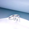 YFN 925 Sterling Silver Zodiac Sign Rings 12 Constellation Adjustable Ring Zodiac Jewelry Gift for Women(Leo)