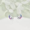 YFN Animal Moon Stud Earrings Sterling Silver Cute Animal Earrings for Women(Squirrel)