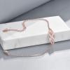 YFN Irish Celtic Knot Bracelets Sterling Silver Infinity Love Opal Bracelet Jewelry 18″ for Women Teen Girls(Pink)
