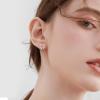 YFN Lucky Horseshoe Earrings 925 Sterling Silver Western Stud Earrings for Women Birthday Gift(Silver-Horseshoe Stud Earring)