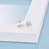 YFN Nursing Themed Stud Earrings Sterling Silver Jewelry Gift for Nurse(Caduceus RN)