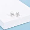 YFN Nursing Themed Stud Earrings Sterling Silver Jewelry Gift for Nurse(Caduceus RN)