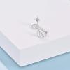 YFN Nursing Themed Stud Earrings Sterling Silver Jewelry Gift for Nurse(Stethoscope)