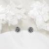 YFN Saint Michael Earrings Sterling Silver Religious Protector Earrings St Michael Archangel Jewelry Gifts for Women Men(B-St Andrew Stud)