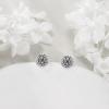 YFN Saint Michael Earrings Sterling Silver Religious Protector Earrings St Michael Archangel Jewelry Gifts for Women Men(E-Virgin Mary Stud)