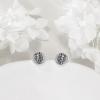 YFN Saint Michael Earrings Sterling Silver Religious Protector Earrings St Michael Archangel Jewelry Gifts for Women Men(F-St Sebastian Stud)