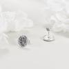 YFN Saint Michael Earrings Sterling Silver Religious Protector Earrings St Michael Archangel Jewelry Gifts for Women Men(G-Saint Francis)
