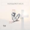 YFN Sport Ring Sterling Silver Cross Adustable Ring Never Give Up Jewelry Gifts for Women(Baseball)