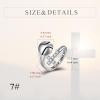 YFN Sport Ring Sterling Silver Cross Adustable Ring Never Give Up Jewelry Gifts for Women(Tennis)