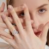 YFN Sterling Silver Animal Rings Adjustable Open Rings Jewelry Gifts For Women Men(Cat)