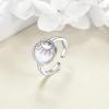YFN Sterling Silver Animal Rings Adjustable Open Rings Jewelry Gifts For Women Men(Sun)