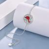 YFN Sterling Silver Bracelets Sunflower/Cardinal/Paw Print/Evil Eye Gifts for Women(Cardinal)