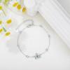 YFN Sterling Silver Bracelets Sunflower/Cardinal/Paw Print/Evil Eye Gifts for Women(Celtic Knot)
