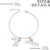 YFN Sterling Silver Bracelets Sunflower/Cardinal/Paw Print/Evil Eye Gifts for Women(Otter)