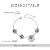 YFN Sterling Silver Bracelets Sunflower/Cardinal/Paw Print/Evil Eye Gifts for Women(Paw Print)