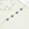 YFN Sterling Silver Bracelets Sunflower/Cardinal/Paw Print/Evil Eye Gifts for Women(Paw Print)