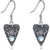 YFN Gothic Earrings Sterling Silver Voodoo Doll/Ouija Board Earrings Goth Wiccan Jewelry Witchy Gifts for Women(Ouija Board)