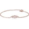 YFN Irish Celtic Knot Bracelets Sterling Silver Infinity Love Opal Bracelet Jewelry 18″ for Women Teen Girls(Pink)