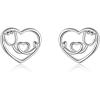 YFN Nursing Themed Stud Earrings Sterling Silver Jewelry Gift for Nurse(Stethoscope)