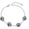 YFN Sterling Silver Bracelets Sunflower/Cardinal/Paw Print/Evil Eye Gifts for Women(Paw Print)
