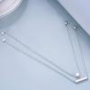 Sterling Silver Created Opal Anklets Dainty Foot Ankle Bracelets for Women(Blue Bar-silver)