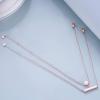 Sterling Silver Created Opal Anklets Dainty Foot Ankle Bracelets for Women(White Disc-rose gold plated)