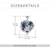 YFN 925 Sterling Silver Book Lover Necklace Reading Pendant for Women Graduation Gift Jewelry for Student Friends Classmate(A04 Abalone Shell)