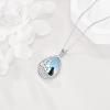 YFN 925 Sterling Silver Book Lover Necklace Reading Pendant for Women Graduation Gift Jewelry for Student Friends Classmate(A07 Cat and Girl)