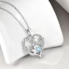YFN 925 Sterling Silver Book Lover Necklace Reading Pendant for Women Graduation Gift Jewelry for Student Friends Classmate(B12 December)
