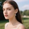 YFN 925 Sterling Silver Book Lover Necklace Reading Pendant for Women Graduation Gift Jewelry for Student Friends Classmate(B14 Moon Shaped)