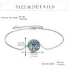 YFN Ankle Bracelets for Women Sterling Silver Triple Moon Butterfly Bird Charm Anklet Chain Bracelet Beach Foot Jewelry for Women(Sterling Silver)