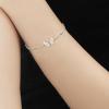 YFN Anklets Bracelet for Women Sterling Silver Butterfly Heart Tree Hummingbird Cardinal Anklet Charm Chain Bracelet Beach Foot Jewelry for Women(Butterfly Anklets Bracelet)