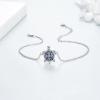 YFN Anklets Bracelet for Women Sterling Silver Butterfly Heart Tree Hummingbird Cardinal Anklet Charm Chain Bracelet Beach Foot Jewelry for Women(Silver-Turtle Anklet Bracelets)