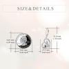 YFN Cat Earrings Sterling Silver Dangle Drop Leverback Earrings Jewelry Gifts for Women(Silver-3 Cat Earrings)