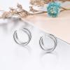 YFN Ear Cuff Wrap Earrings 925 Sterling Silver Non Pierced Cartilage Earring for Women Jewelry Gifts(White)
