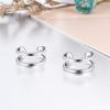 YFN Ear Cuff Wrap Earrings 925 Sterling Silver Non Pierced Cartilage Earring for Women Jewelry Gifts(White)