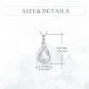 YFN Pearl Celtic Necklace S925 Sterling Silver for Women, Anniversary Irish Celtic Knot Jewelry Present for Women, Birthday Gifts(10mm Pearl Celtic Necklace)