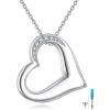 YFN Heart Urn Pendant Necklace for Ashes S925 Sterling Silver Cremation Jewelry Keepsake for Loved Ones, Adjustable Chain for Women Men