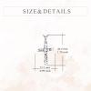 925 Sterling Silver Cross Necklace for Men & Women Crucifix Jesus/Cross Pendant with 22″+2″ Stainless Steel Chain Jewelry Gift for Christmas, Father’s Day, Mother’s Day, Birthday-Gift Box Included(A02 Cross)