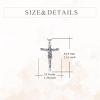 925 Sterling Silver Cross Necklace for Men & Women Crucifix Jesus/Cross Pendant with 22″+2″ Stainless Steel Chain Jewelry Gift for Christmas, Father’s Day, Mother’s Day, Birthday-Gift Box Included(B03 Crucifix)
