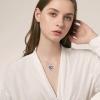 YFN Locket Necklace 925 Sterling Silver Heart Locket Necklace that Holds Pictures for Women Jewelry Gifts(Retro)