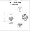 YFN Locket Necklace 925 Sterling Silver Heart Locket Necklace that Holds Pictures for Women Jewelry Gifts(heart angel wings)