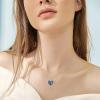 YFN Locket Necklace 925 Sterling Silver Heart Locket Necklace that Holds Pictures for Women Jewelry Gifts(heart butterfly locket)