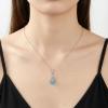 YFN Pet Cremation Necklace 925 Sterling Silver Cross Infinite love Urn Necklace Pendant Pet Jewelry Gift for Dog Cat Lovers(style-1)