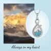YFN Pet Cremation Necklace 925 Sterling Silver Cross Infinite love Urn Necklace Pendant Pet Jewelry Gift for Dog Cat Lovers(style-1)