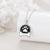 YFN Pet Cremation Necklace 925 Sterling Silver Cross Infinite love Urn Necklace Pendant Pet Jewelry Gift for Dog Cat Lovers(style-12)